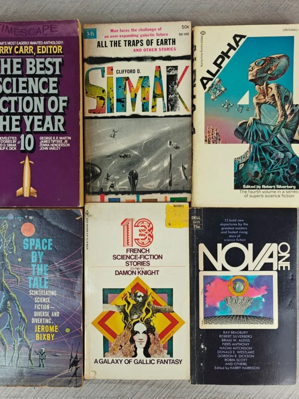 Vintage Science Fiction Paperback Lot Of 30 Books Asimov Heinlein Silverberg
